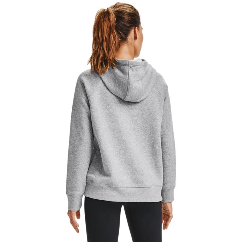 Under Armour Women's UA Rival Fleece HB Hoodie Steel Medium Heather / Black 4 Under Armour Women's UA Rival Fleece HB Hoodie Steel Medium Heather / Black - Image 2