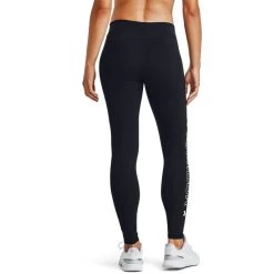 Under Armour Women's UA Favourite Wordmark Leggings Black / White -Sporty Life Shop s7.v5 1356403 001 bc