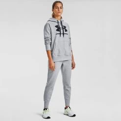 Under Armour Women's Rival Fleece Joggers Grey -Sporty Life Shop s7.v5 1356416 035 fsf main