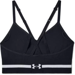 Under Armour Women's UA Seamless Sports Bra Black / Halo Gray -Sporty Life Shop s7.v5 1357719 001 ldb sl