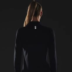 Under Armour Women's UA Streaker Run Half Zip Top Black / Reflective -Sporty Life Shop s7.v5 1361375 001 refl