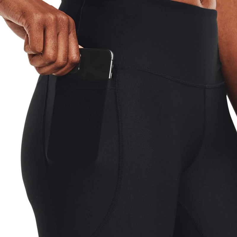 Under Armour Women's HeatGear® Armour High Rise Full Length Leggings Black / White 6 Under Armour Women's HeatGear® Armour High Rise Full Length Leggings Black / White - Image 4