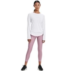 Under Armour Women's UA Tech™ Vent Long Sleeve T-Shirt White / Black 9 Under Armour Women's UA Tech™ Vent Long Sleeve T-Shirt White / Black -Sporty Life Shop s7.v5 1366130 100 fsf