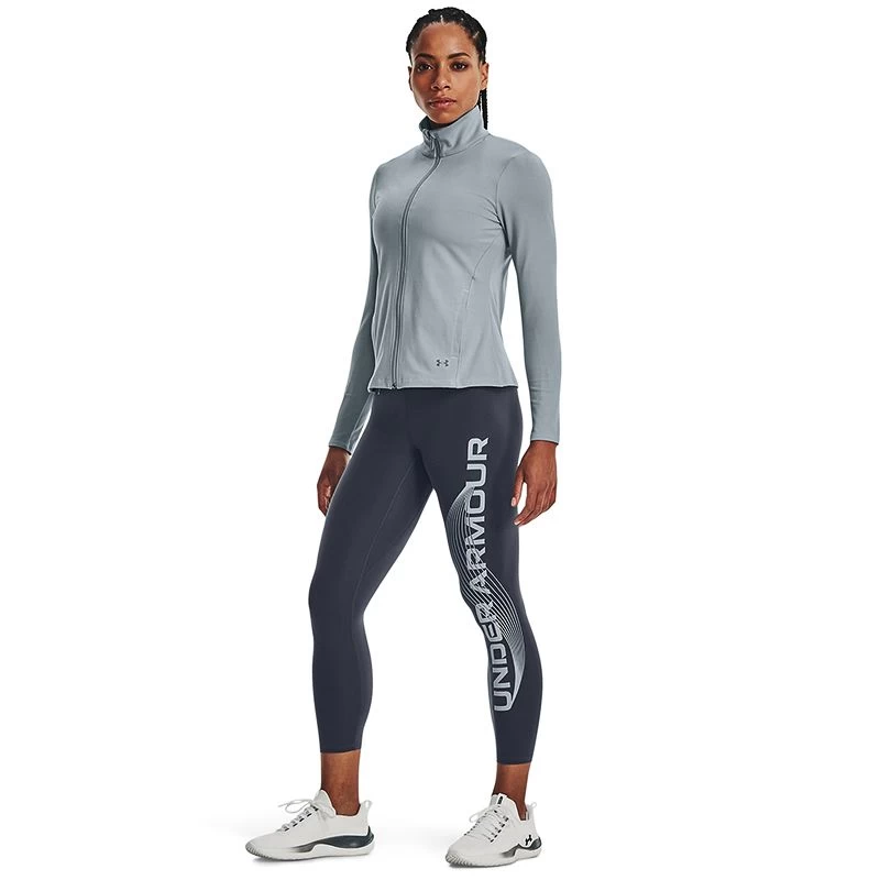 Under Armour Women's UA Motion 7/8 Leggings Downpour Grey / Harbor Blue 5 Under Armour Women's UA Motion 7/8 Leggings Downpour Grey / Harbor Blue - Image 3