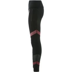 Women's Savannah 7/8 Length Tights Black / Burgundy 15 Women's Savannah 7/8 Length Tights Black / Burgundy -Sporty Life Shop savannah 176 7 8 lenght tights blk blk mesh burgundy foxglove 4