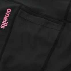 Women's Savannah 7/8 Length Tights Black / Green -Sporty Life Shop savannah178 tight blk mesh khaki pink 5