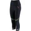 Women's Savannah Capri Leggings Black / Green -Sporty Life Shop savannah52 capri pant blk mesh khaki pink 1