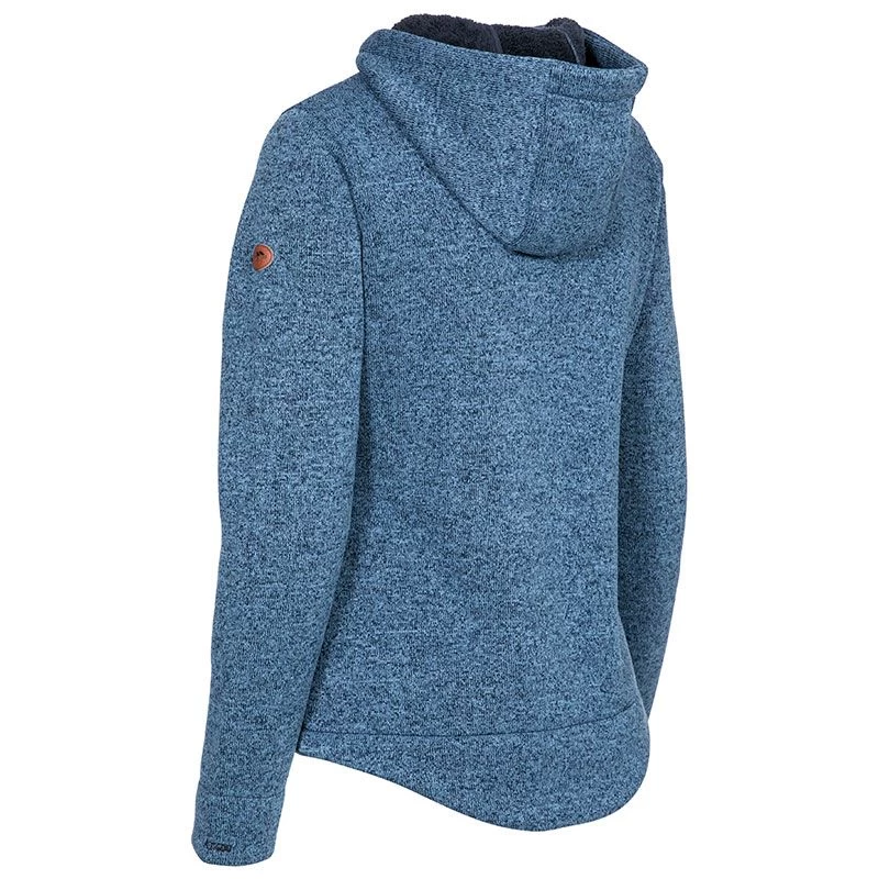 Trespass Women's Teesta Full Zip Fleece Jacket Navy 4 Trespass Women's Teesta Full Zip Fleece Jacket Navy - Image 2