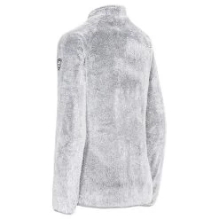 Trespass Women's Telltale Soft Furry Fleece Jacket Silver Grey -Sporty Life Shop telltale faflfltr0028 sig b