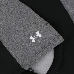 Under Armour Women's UA Cosy Half Zip Top Black / White -Sporty Life Shop ua womens cosy hz blk wht 1370199001s 3