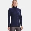 Under Armour Women's Tech™ Half Zip Twist Midnight Navy / Cadet / Metallic Silver 2 Under Armour Women's Tech™ Half Zip Twist Midnight Navy / Cadet / Metallic Silver -Sporty Life Shop v5 1320128 410 fc