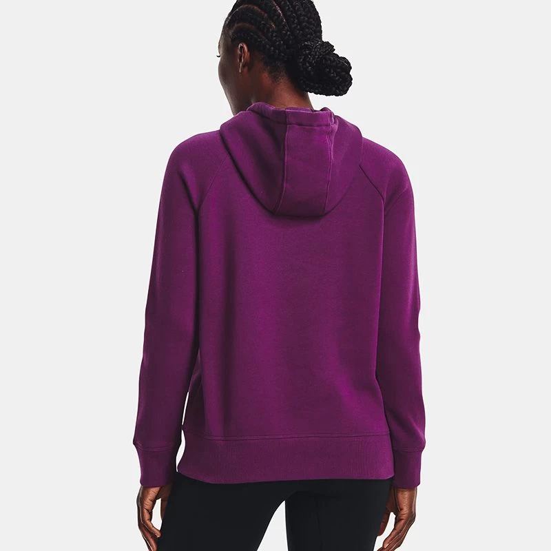 Under Armour Women's Rival Fleece Logo Hoodie Rivalry / White 4 Under Armour Women's Rival Fleece Logo Hoodie Rivalry / White - Image 2