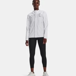 Under Armour Women's UA Stormproof Cloudstrike 2.0 Jacket White / Halo Grey -Sporty Life Shop v5 1374645 100 fsf
