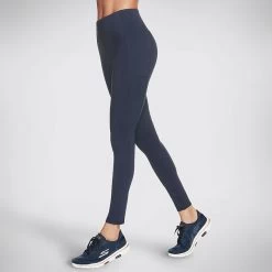 Skechers Women's Go Walk Full Length Leggings Navy -Sporty Life Shop w03lg30b nvy c large