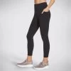 Skechers Women's Go Walk HW 7/8 Leggings Black -Sporty Life Shop w03lg31b blk