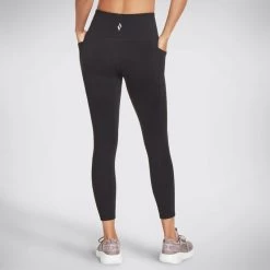 Skechers Women's Go Walk HW 7/8 Leggings Black -Sporty Life Shop w03lg31b blk b
